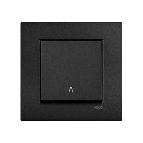 Viko Artline Novella Siyah Light Anahtarı Çerçeveli - 92605503