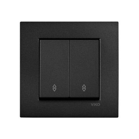 Viko Artline Novella Siyah Komütatör Vavien Çerçeveli - 92605517