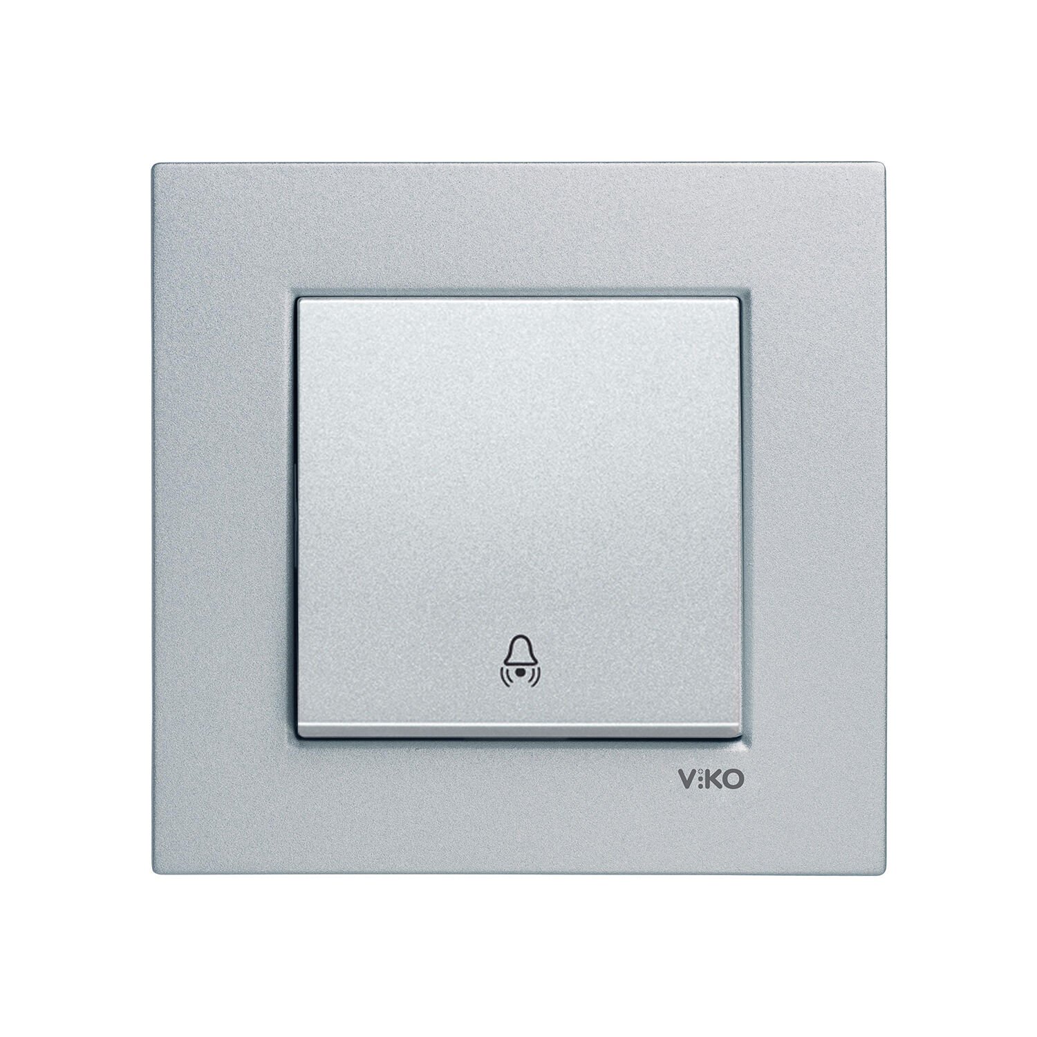 Viko Artline Novella Gümüş Zil Anahtarı Çerçeveli - 92605006