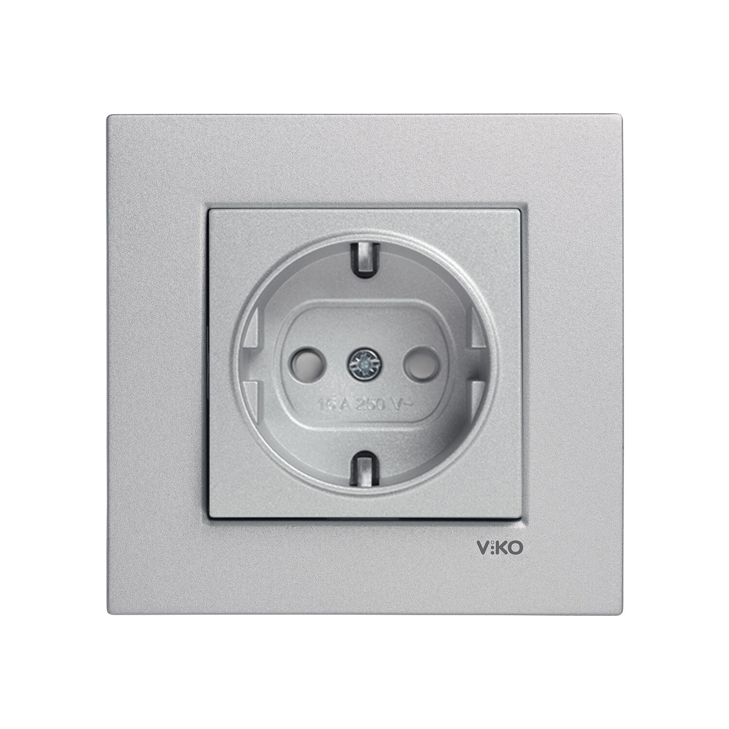 Viko Artline Novella Gümüş Topraklı Priz Ç.K. Çerçeveli - 92605042