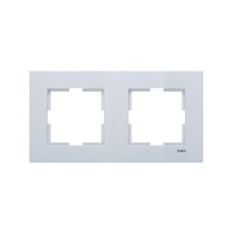 Viko Artline Novella Gümüş İkili Çerçeve 92190602