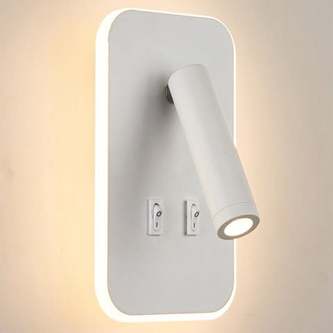 9W TAVULU YATAK BAŞI APLİK ÇİFT KADEME-GÜNIŞIĞI