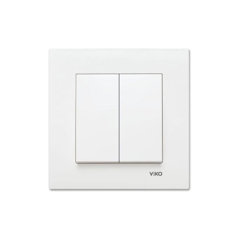 Viko Karre Beyaz Komütatör Çerçeve Dahil 90967002