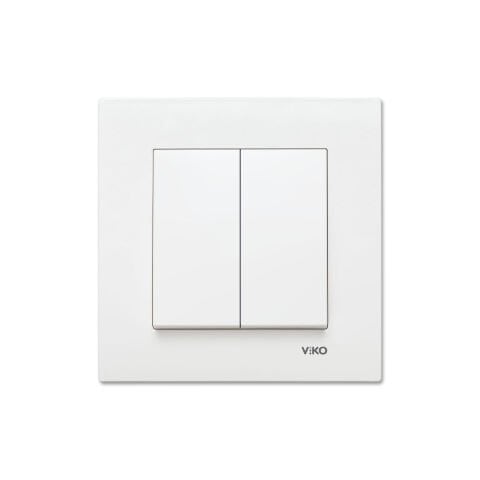 Viko Karre Beyaz Komütatör Çerçeve Dahil 90967002