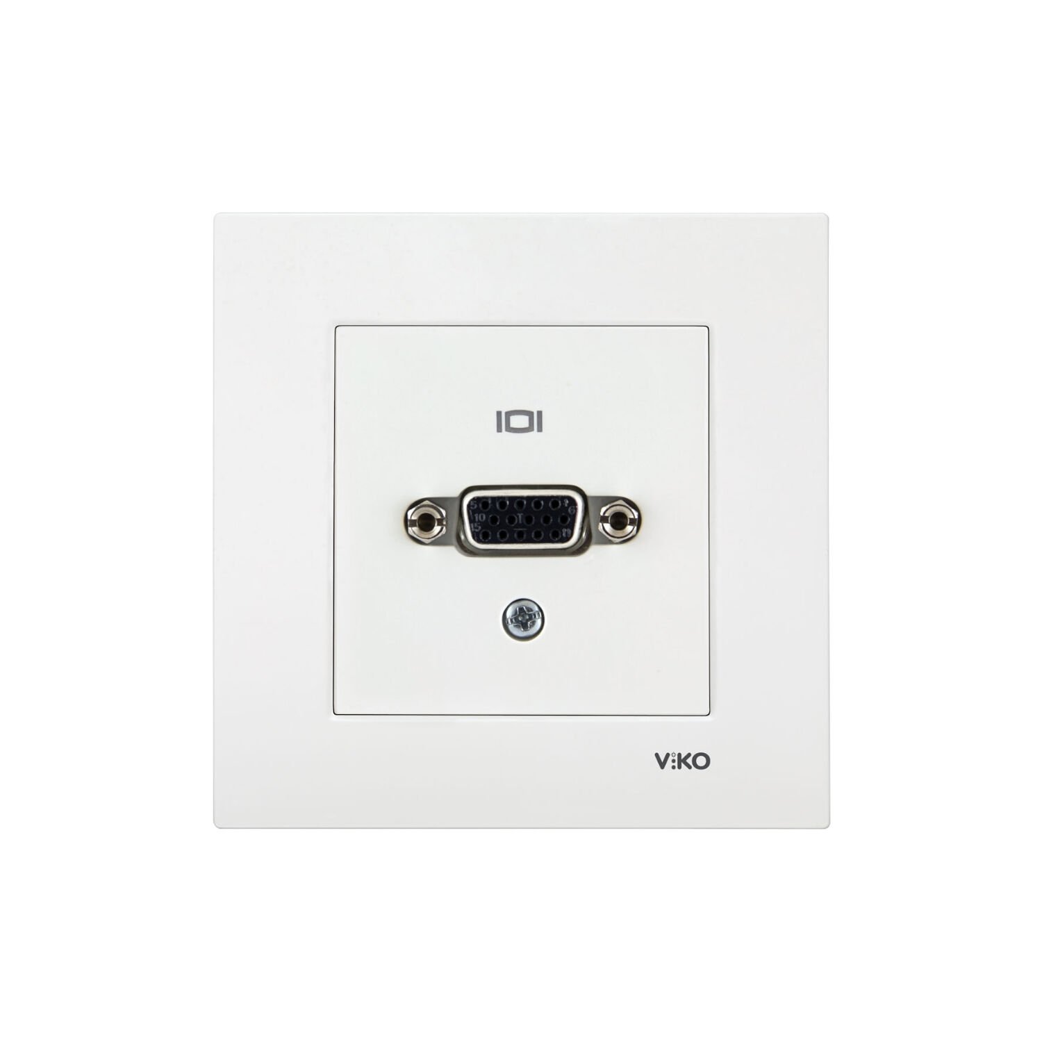 Viko Karre Beyaz Vga Konnektör Çerçeve Dahil 90967166