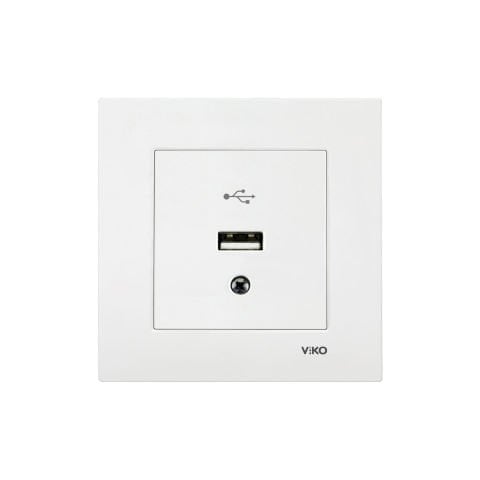 Viko Karre Beyaz USB Konnektör Mekanizma Çerçeve Dahil 90967167