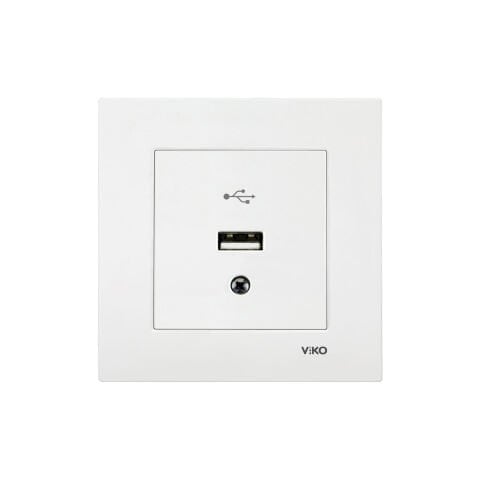 Viko Karre Beyaz USB Konnektör Mekanizma Çerçeve Dahil 90967167
