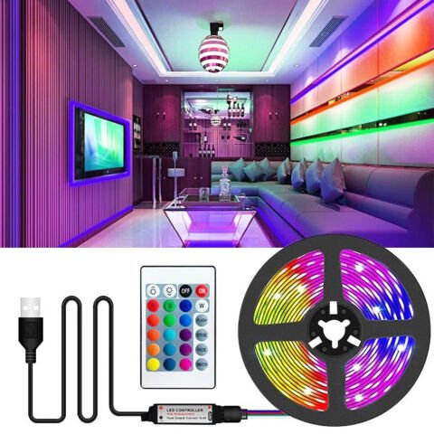 RGB ŞERİT LED SET(USB GİRİŞLİ)