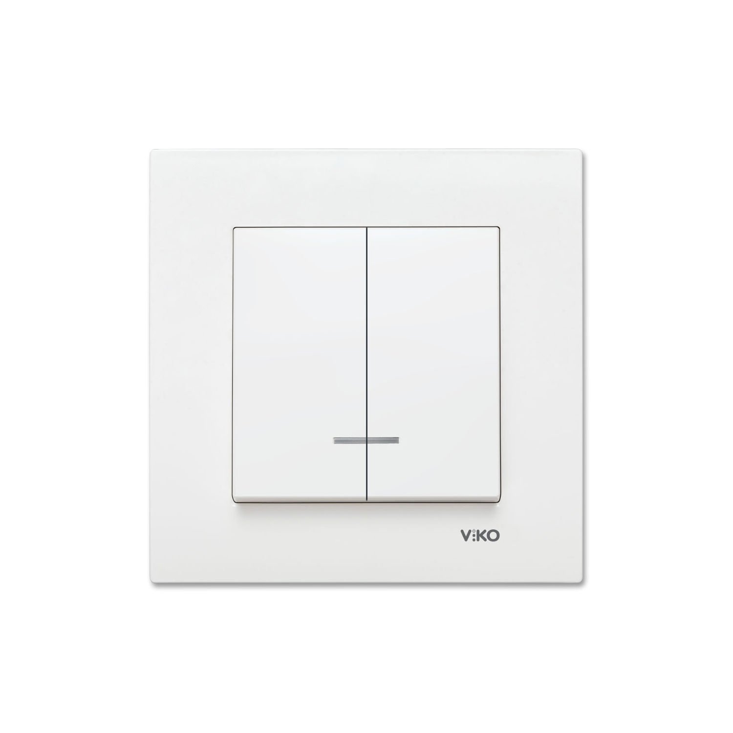 Viko Karre Beyaz Işıklı Komütator Çerçeve Dahil 90967050