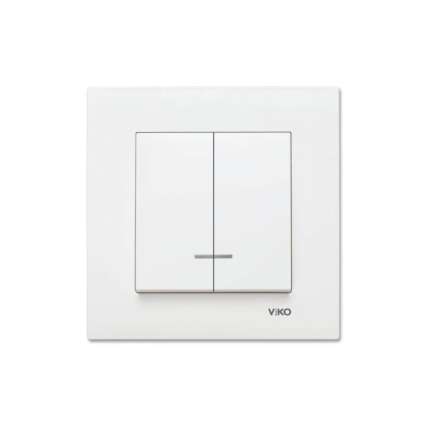 Viko Karre Beyaz Işıklı Komütator Çerçeve Dahil 90967050