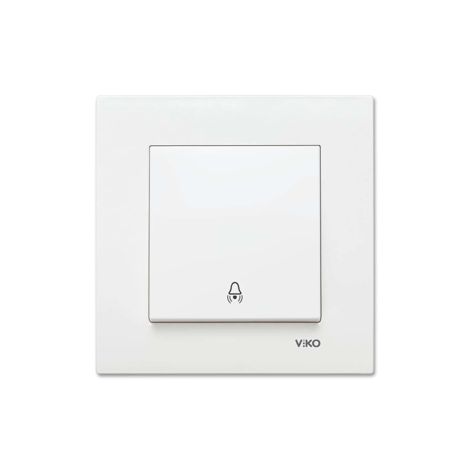 Viko Karre Beyaz Zil Anahtarı Çerçeve Dahil 90967006