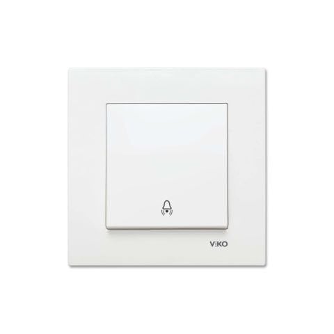 Viko Karre Beyaz Zil Anahtarı Çerçeve Dahil 90967006