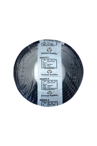 2X2,5 mm H05VV-F (TTR) KABLO SİYAH-ÖZNUR