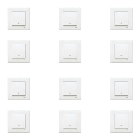 Viko Karre Beyaz Permütator Ara Vavien Çerçeve Dahil 12 Adet 90967031