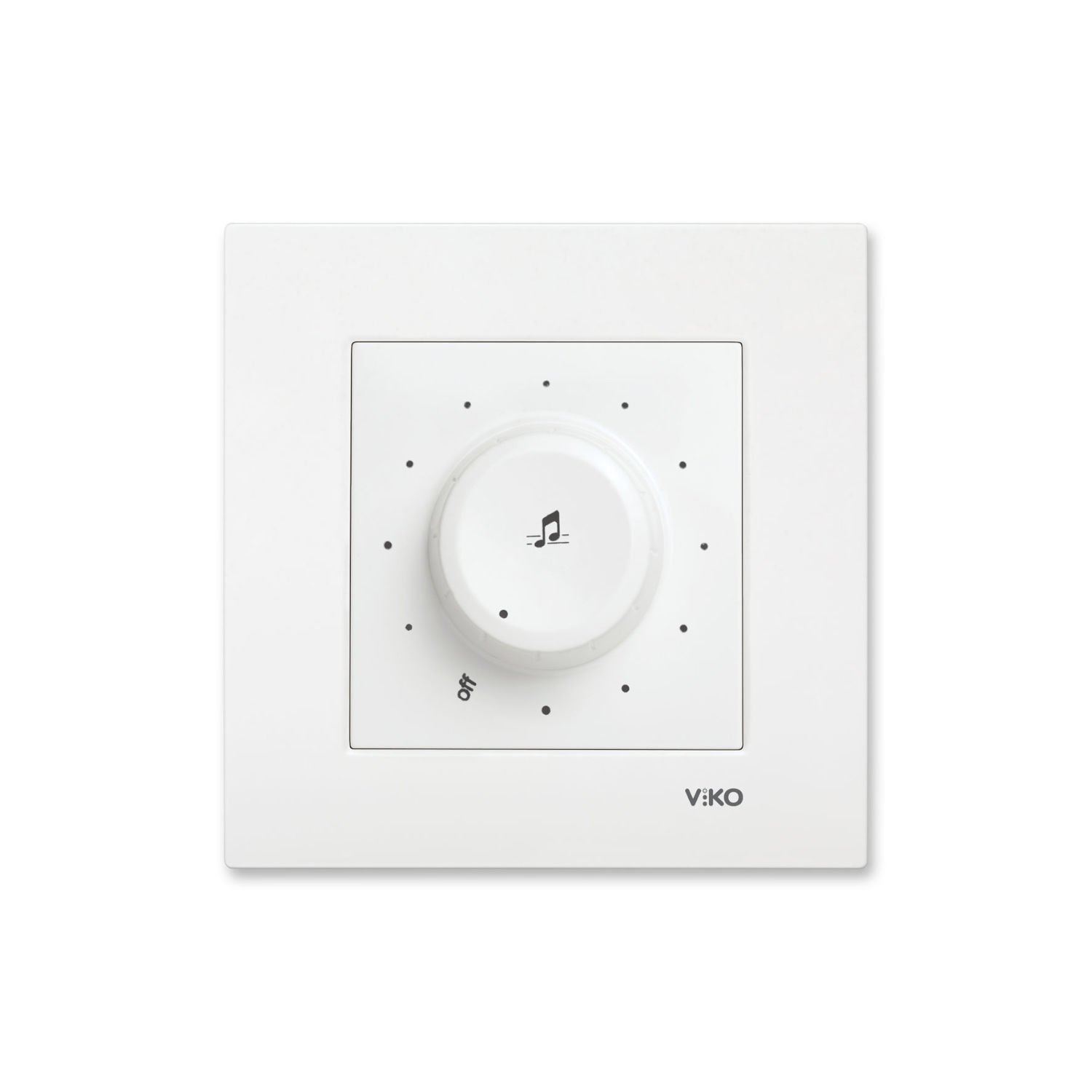 Viko Karre Beyaz Müzik Yayın Anahtarı Çerçeve Dahil 90967054