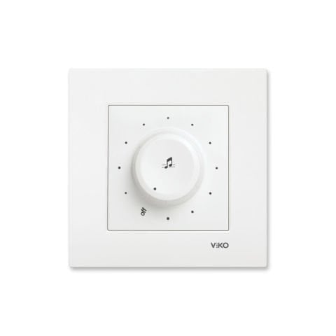 Viko Karre Beyaz Müzik Yayın Anahtarı Çerçeve Dahil 90967054