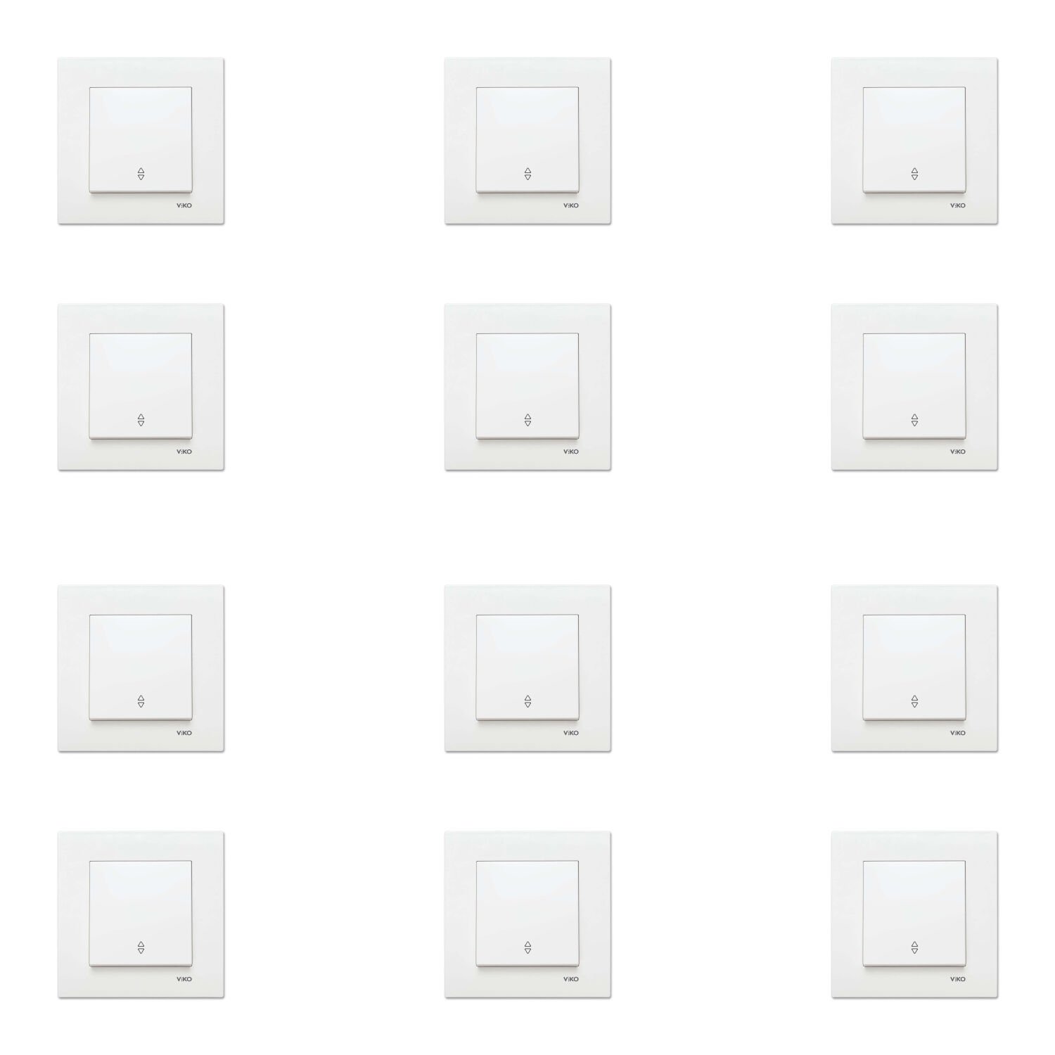 Viko Karre Beyaz Vavien Çerçeve Dahil 12 Adet 90967004