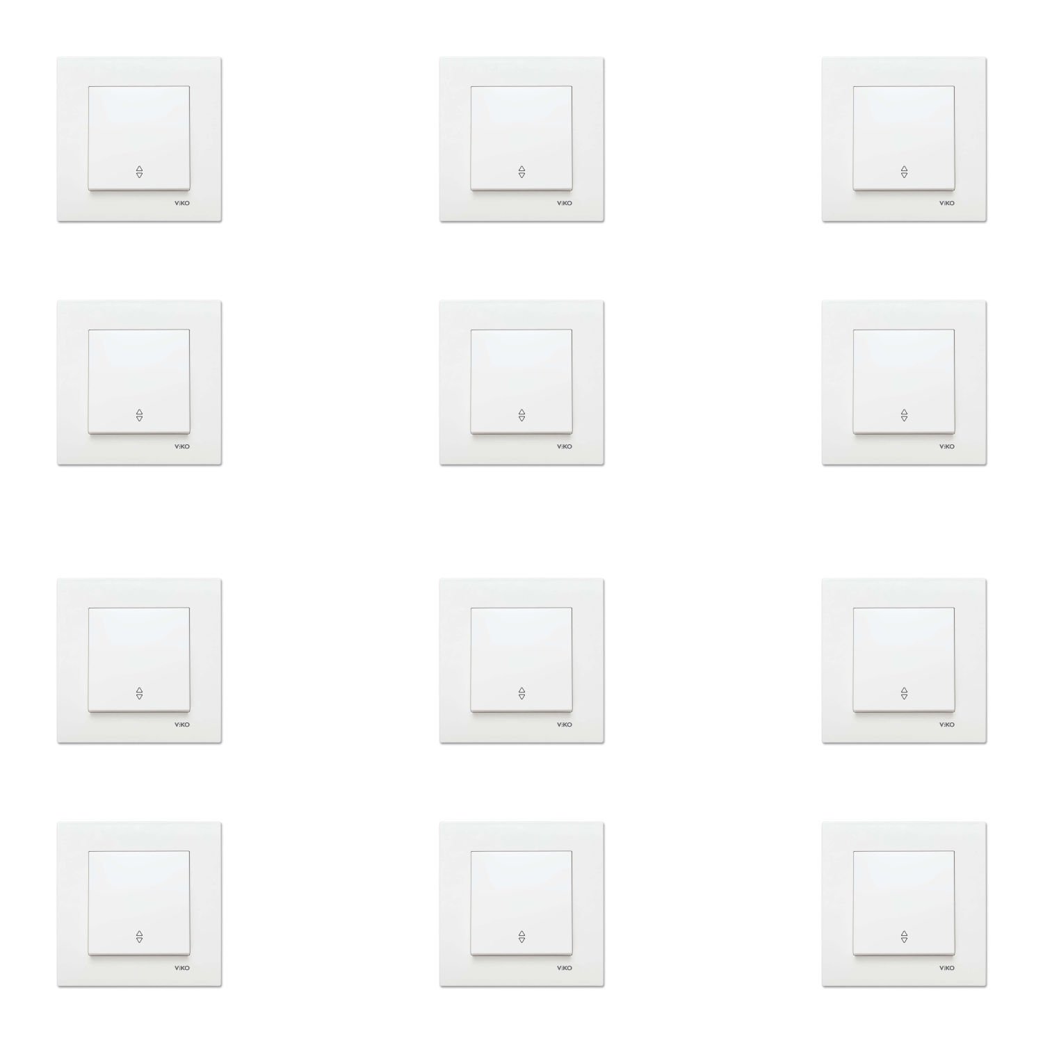 Viko Karre Beyaz Vavien Çerçeve Dahil 12 Adet 90967004