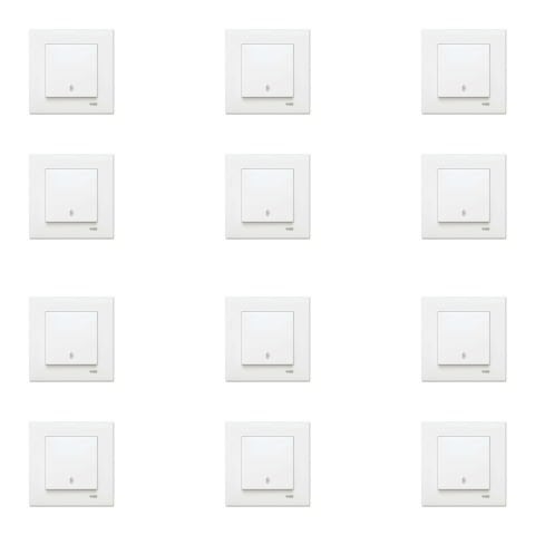 Viko Karre Beyaz Vavien Çerçeve Dahil 12 Adet 90967004