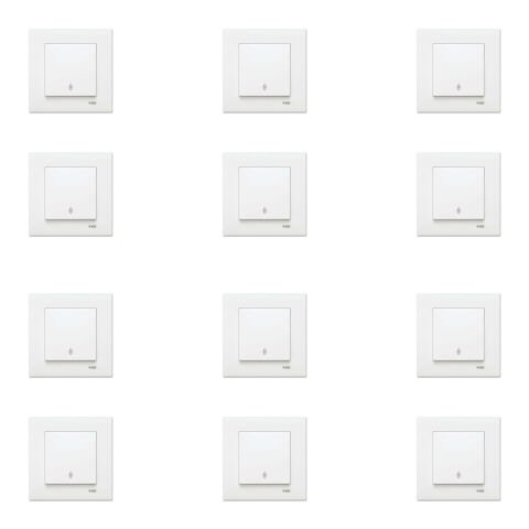 Viko Karre Beyaz Vavien Çerçeve Dahil 12 Adet 90967004