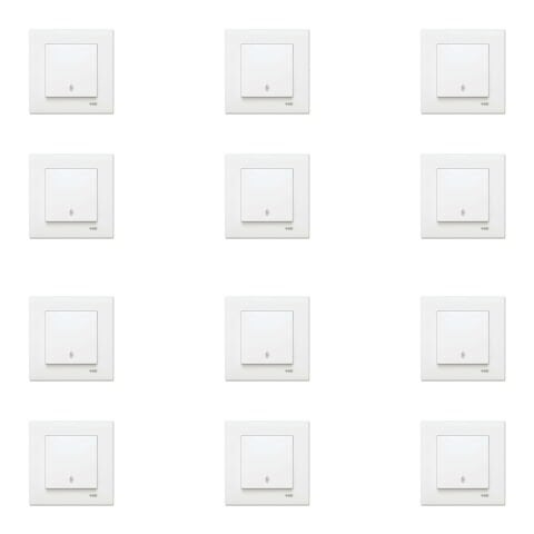 Viko Karre Beyaz Vavien Çerçeve Dahil 12 Adet 90967004