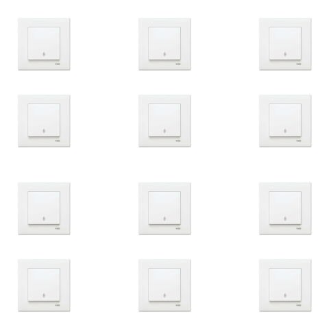 Viko Karre Beyaz Vavien Çerçeve Dahil 12 Adet 90967004