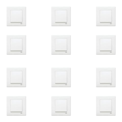 Viko Karre Beyaz Anahtar Çerçeve Dahil 12 Adet 90967001