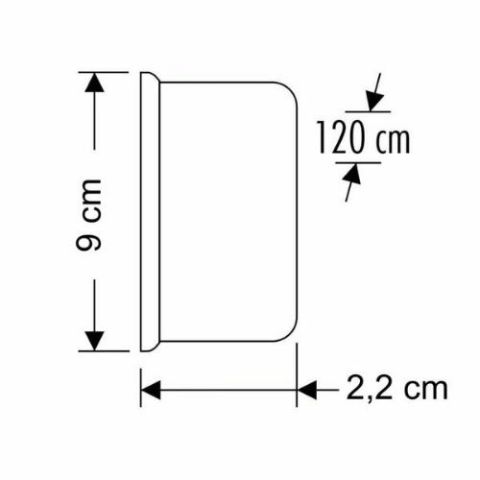 100W KRİSTAL LEDLİ YATAY BANT ARMATÜR