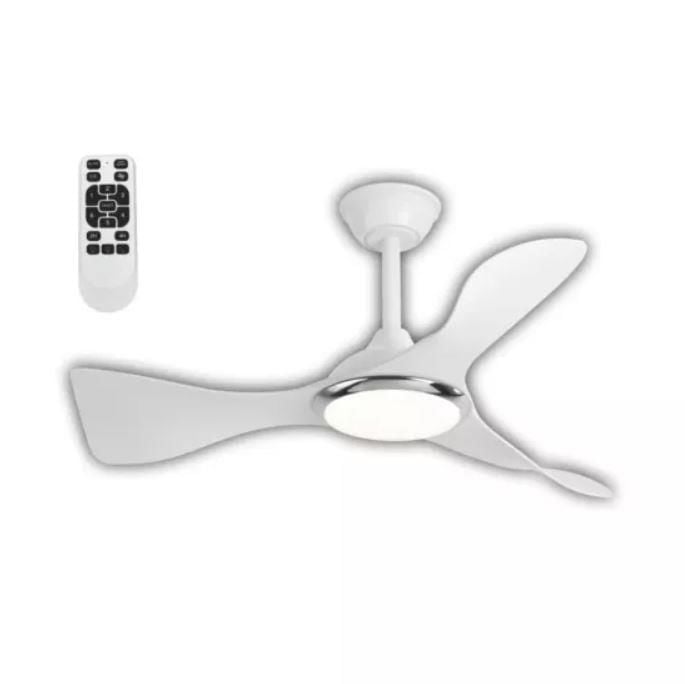 CENEVRE LEDLİ TAVAN VANTİLATÖRÜ BEYAZ (KUMANDALI)
