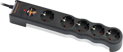 TUNCMATİK POWER 5-SURGE PROTEC.PLUG-1050 JOULBLACK