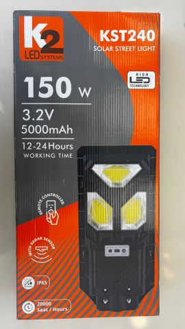 KST240 KARAGÖL SOLAR 150W SOKAK ARMATÜRÜ