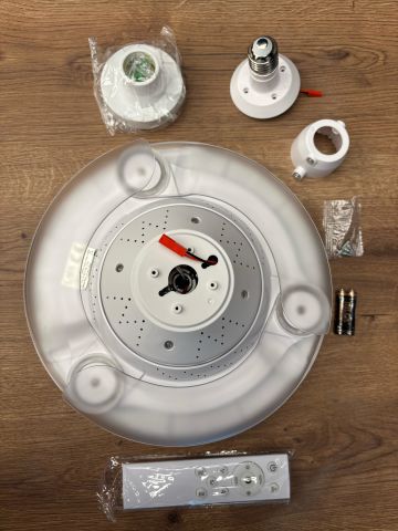 Cata Dolunay 3 Renk Yanma Modlu Kumandalı Dimlenebilir Fan Led Ampul Aydınlatma CT-1156