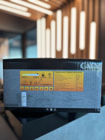 Cata Dolunay 3 Renk Yanma Modlu Kumandalı Dimlenebilir Fan Led Ampul Aydınlatma CT-1156