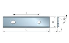 FREUD  CG08M FA310 Jilet Bıçak 50x12 mm