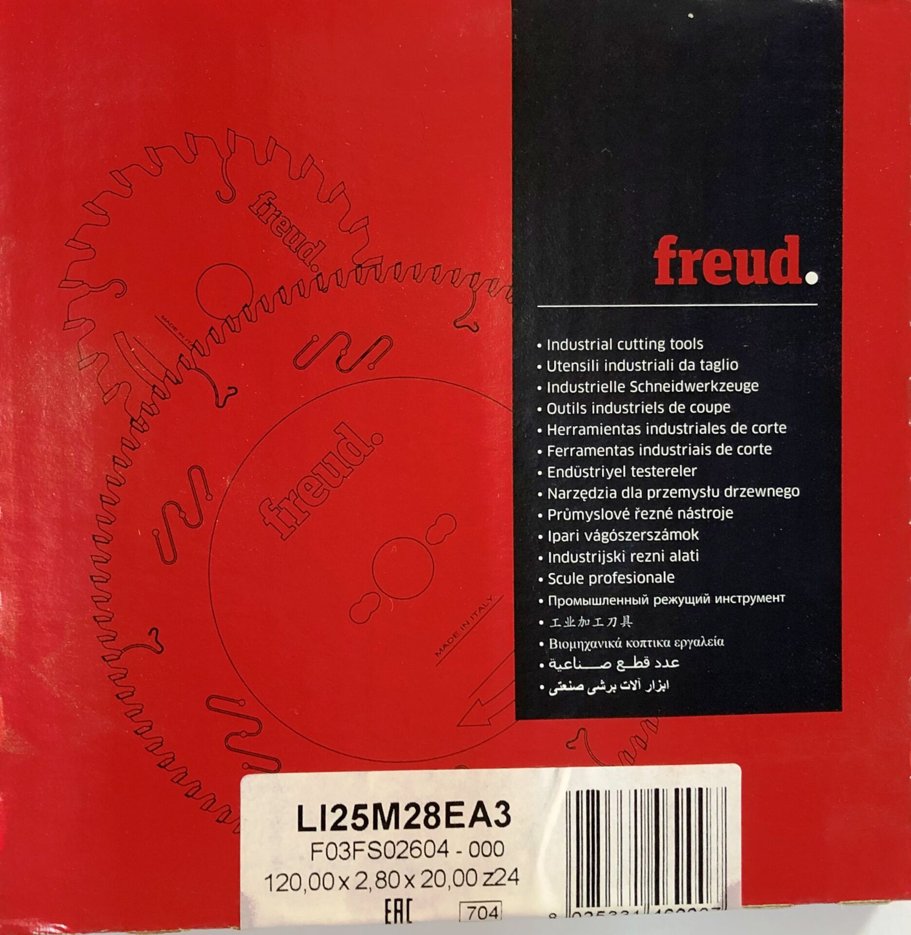 Freud 120*2,8*20 Z24 Çizici Testere LI25M28EA3