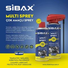 Sibax SB 4000 Çok Amaçlı Sprey Kobra Ağızlı 400ML