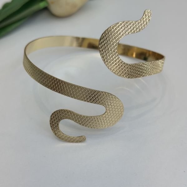 Yılan Desenli Gold Pazuluk