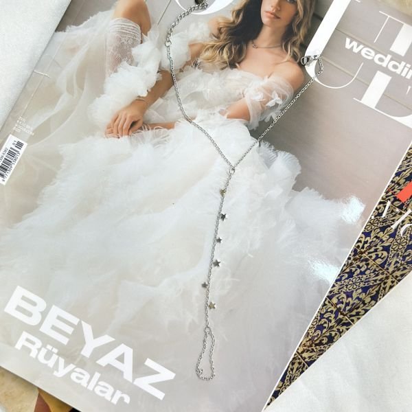 Çelik Yıldız Zincir Şahmeran gold-gümüş