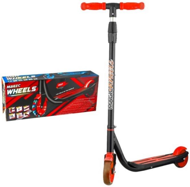 BEREN-IŞIKLI 2 TEKER SCOOTER KIRMIZI (8)