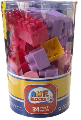 ASYA-ANT BLOCKS PASTEL AST.34 PARÇA (60)