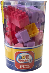 ASYA-ANT BLOCKS PASTEL AST.34 PARÇA (60)