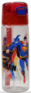 TUFFEX-SÜPERMAN SOLO PİPETLİ MATARA 500 ML (36) (LİSANSLI)