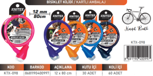 KNITEX-H-2 MOTOR KİLİDİ KROM GÖBEK 12*80