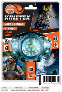 KNITEX-Z-5 7 LETLİ KAFA LAMBASI PİLLİ