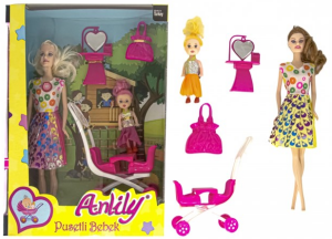 OYDAŞ-ANLILY KUTUDA 2LI PUSETLI BEBEK (28)