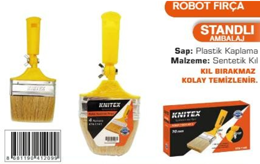 KNITEX-ROBOT KESTİRME FIRÇASI NO:4 KTX-1141