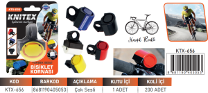 KNITEX-PİLLİ BİSİKLET KORNASI VKM KTX-656