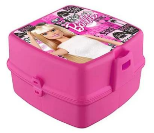 TUFFEX-BARBİE SMART BESLENME KUTUSU ÇİFT BÖLME (36) (LİSANSLI)