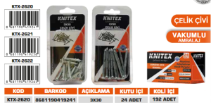 KNITEX-ÇELİK ÇİVİ 4*30 KTX-2620
