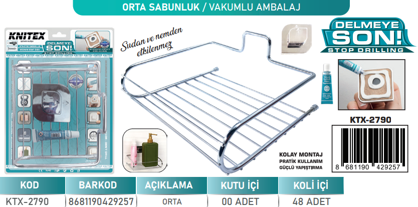 KNITEX-ORTA BOY SABUNLUK VKM KTX-2790